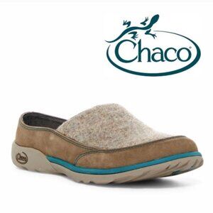 Chaco Quinn Wool‎ and Leather Clogs in Sandstone Size 7